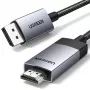 Ugreen DP119 DisplayPort naar HDMI-adapterkabel 4K 60Hz 1m grijs