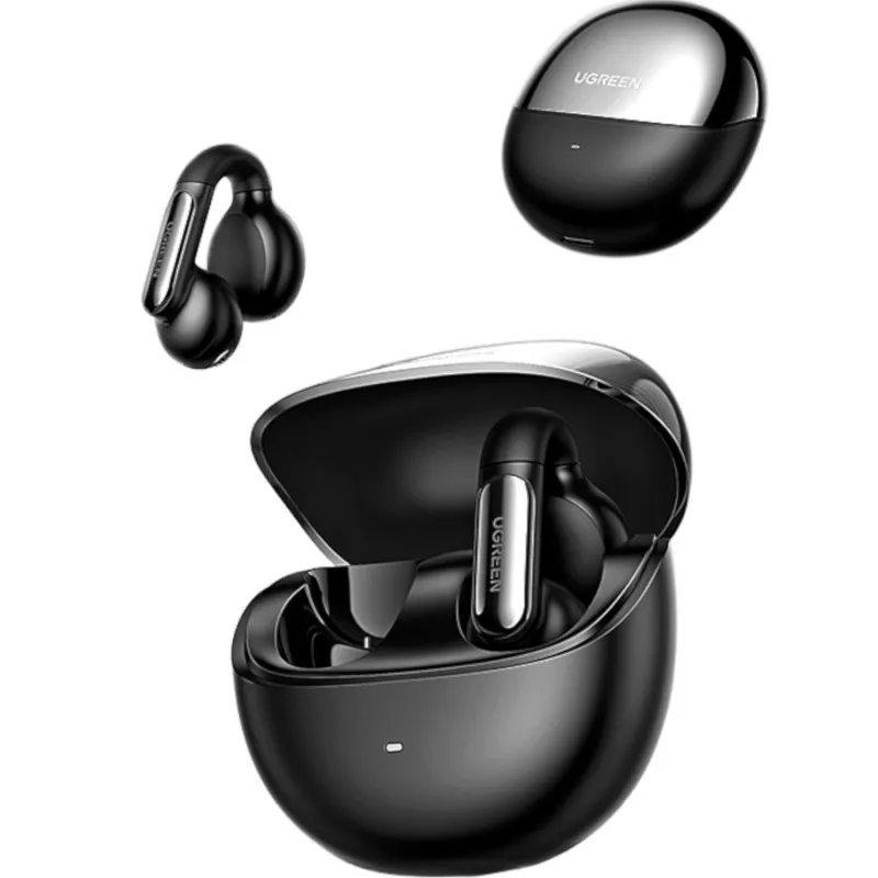 Ugreen HiTune S5 WS210 open-ear true wireless oordopjes, zwart