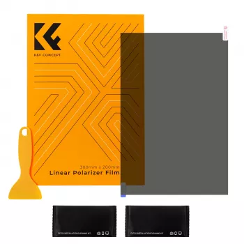 K&F Concept Polarisatiefolie 300x200mm (30x20cm) met accessoires KF31.074