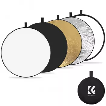 K&F Concept 5-in-1 opvouwbare ronde reflector 80cm met draagtas (KF18.0002)