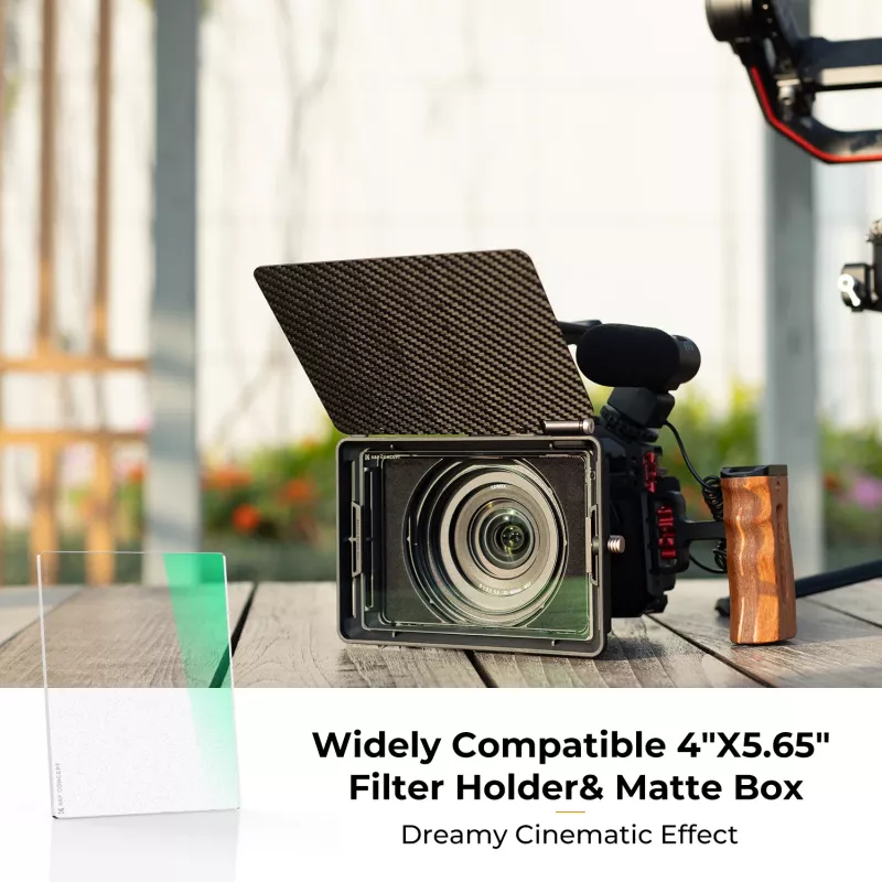 K&F Concept Black Diffusion 1/8-filter 4x5.65 inch voor matte box