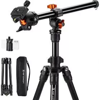 K&F Concept KF09.101V6 statief met zwenkarm zwart