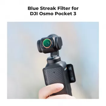 KF Filtr Blue Streak anamorf filter + gehard glas schermbeschermer 2-in-1 voor DJI Osmo Pocket 3 / 4