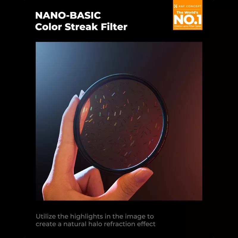 K&F Nano-B MRC Rainbow Flare-filter 58mm