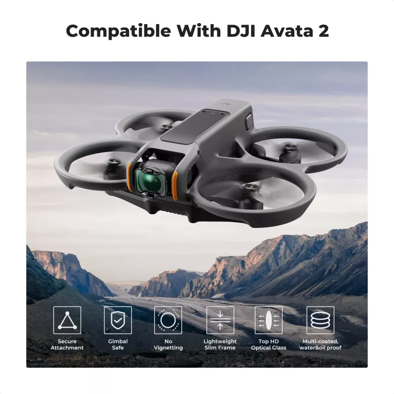 K&F Concept Nano-X UV-filter MC voor DJI Avata 2 (KF01.2698)