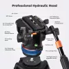 K&F Concept professioneel videostatief met fluidkop 192cm KF09.147