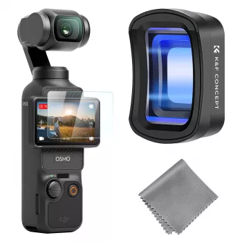 K&F Concept anamorfische lens 1.2x magnetisch filter voor DJI Osmo Pocket 3 (KF01.2700)