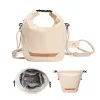 K&F Concept crossbody sling bag 5L beige voor camera en smartphone