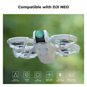 K&F Concept Nano-X 8K Ultra HD circulair polarisatiefilter voor DJI Neo / KF01.2828