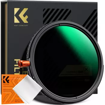K&F Concept 82mm 3-in-1 hybride filter Fader ND2-32 + CPL + Black Diffusion 1/4 (KF01.2928V2)