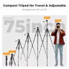 K&F Concept compact camerastatief voor DSLR en smartphone zwart