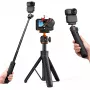 Mini-statief selfiestick 65 cm 360°-kop voor DJI Osmo Nano / Action 6 / Kf09.181