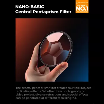 K&F Concept kaleidoscoopfilter 6x 67mm hexagonaal prisma KF01.2805V1