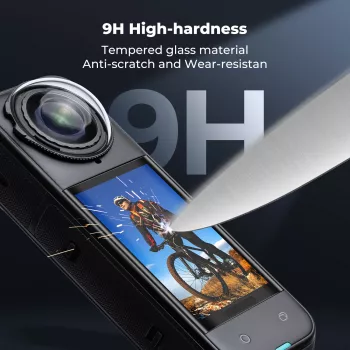 3x gehard glas schermbeschermer voor Insta360 X4 / X5 - KF31.184