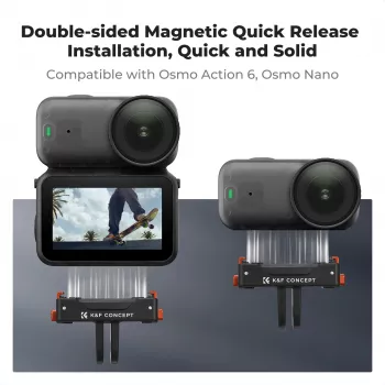 Magnetische snelkoppelingshouder met magneet voor DJI Osmo Action 6 / Nano / GoPro montage KF12.0030