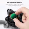 K&F variabele ND-filter ND2-ND32 voor DJI Mini 5 Pro drone, AGC-glas