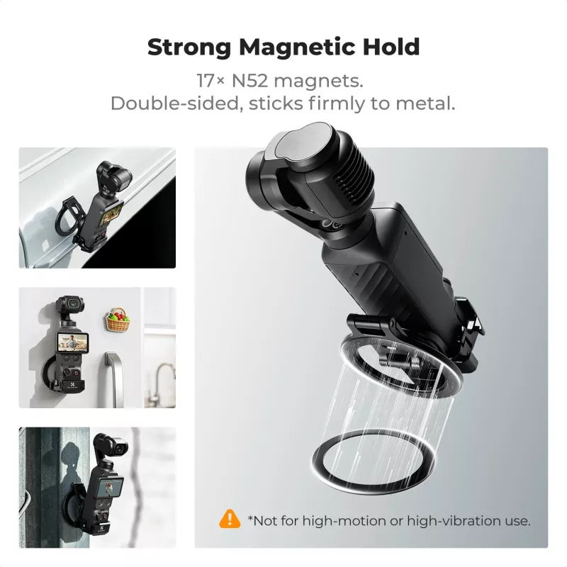 Magnetische mount case voor DJI Osmo Pocket 3 / 4 & MagSafe iPhone - KF20.0021