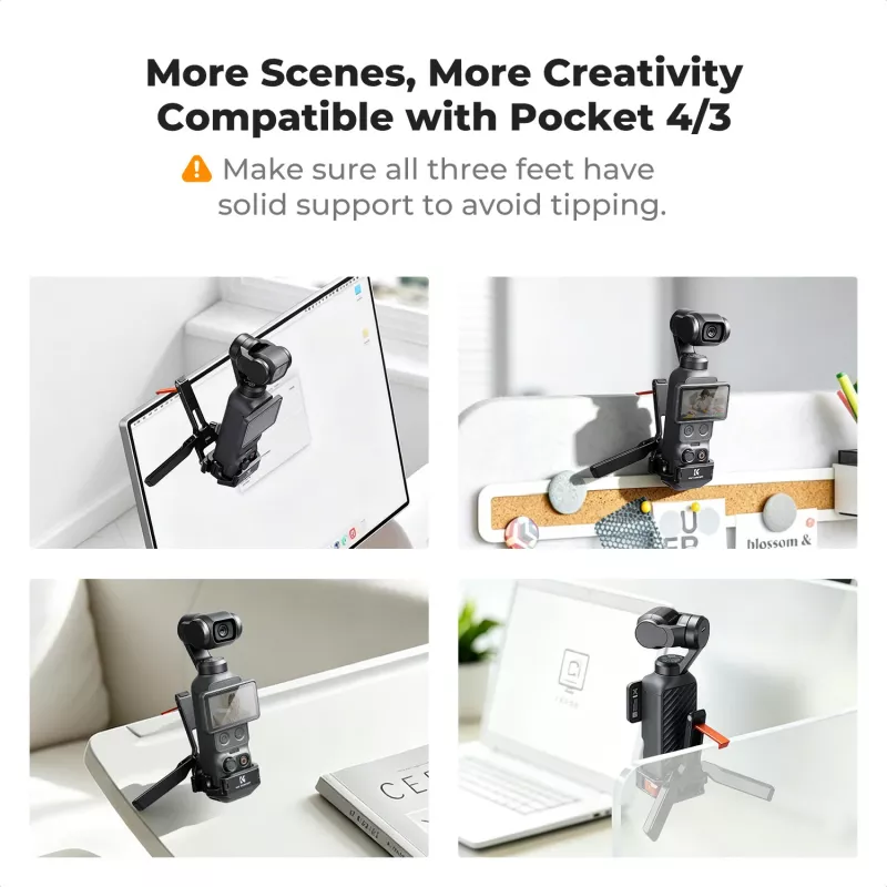 KF KF20.0022 Magnetische behuizing en statiefbevestiging voor DJI Osmo Pocket 3 / 4
