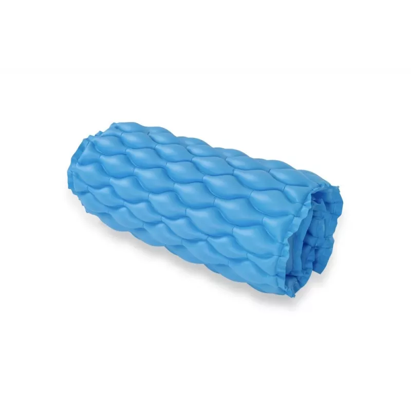 Bestway luchtbed 213 x 86 cm Pavillo Roll & Relax eenpersoons donkerblauw/grijs