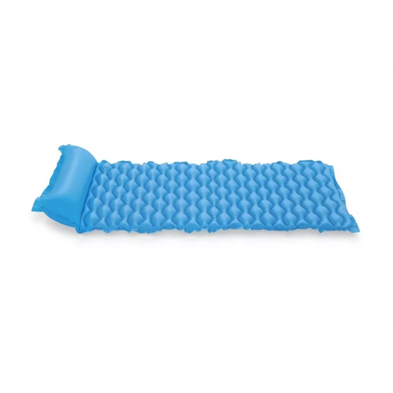 Bestway luchtbed 213 x 86 cm Pavillo Roll & Relax eenpersoons donkerblauw/grijs