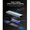 ORICO AXM2-G2 M.2 NVMe USB-C 10Gbps-behuizing - grijs