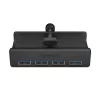 ORICO MH4PU opzetklem USB 3.0-hub 4x USB-A 3.0 - zwart