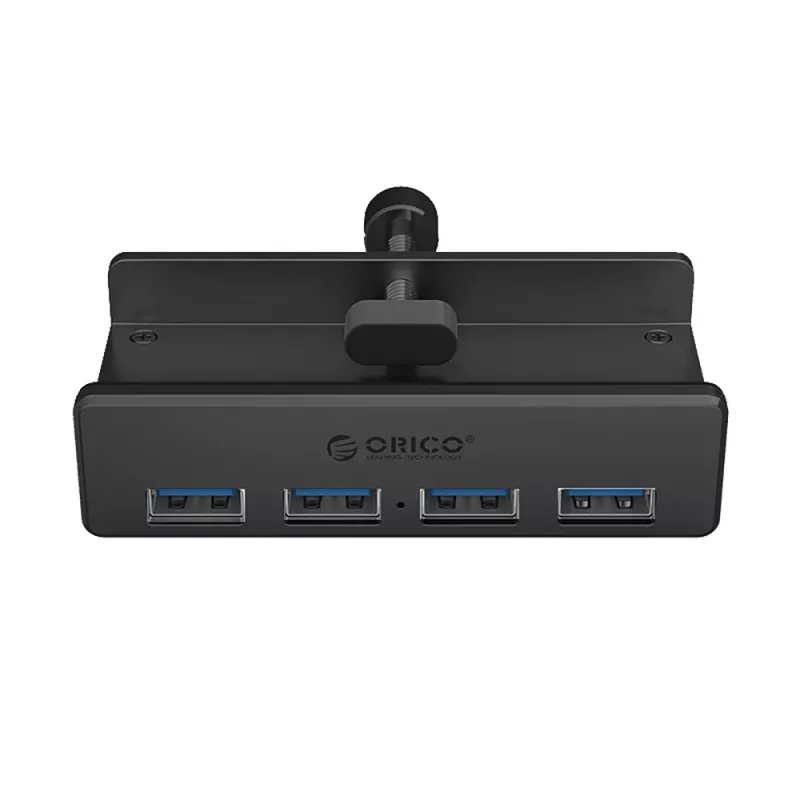 ORICO MH4PU opzetklem USB 3.0-hub 4x USB-A 3.0 - zwart
