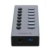 ORICO BT2U3-7AB 7-poorts USB 3.0-hub met individuele schakelaars - grijs