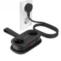 ORICO AP3 20W GaN stekkerdoos 5-in-1 2x AC + 2x USB-A + 1x USB-C - zwart