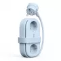 ORICO AP3 65W GaN stekkerdoos 6-in-1, 2x AC + 2x USB-A + 2x USB-C, blauw