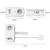 ORICO APP 15,5W 5-in-1 stekkerdoos met 2x AC, 2x USB-A, 1x USB-C - wit
