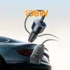 ORICO ChargeClip 108W autolader met clip, 2x USB-A + 4x USB-C, zwart