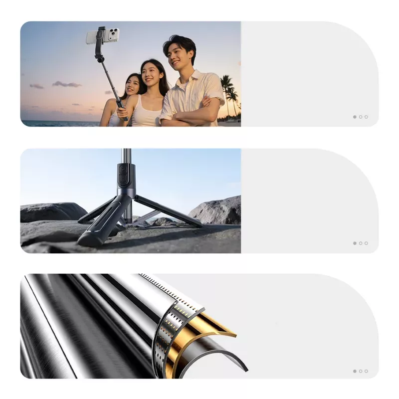 ORICO SPV90 selfiestick statief aluminium ministatief Bluetooth 360° draaibaar zwart