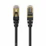 ORICO PUG-C7 CAT7 Ethernet-kabel 10Gbps RJ45 LAN rond 10m zwart