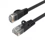ORICO PUG-C7B CAT7 Ethernet-kabel 10Gbps RJ45 platte LAN-internetkabel 15m - zwart