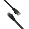 ORICO PUG-C7B CAT7 Ethernet-kabel 10Gbps RJ45 platte LAN-internetkabel 15m - zwart