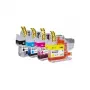 G&G inktpatronen 4-pack voor Brother LC421XLVAL BK/C/M/Y (20554)