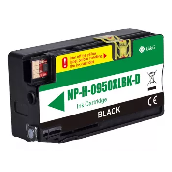 G&G Ninestar compatibele inktpatroon HP 950XL zwart