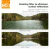 KF Circulair Polarisatiefilter CPL 58mm Clip-On voor smartphone KF15.0024