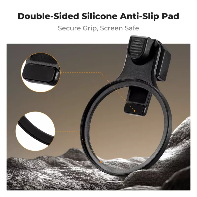 K&F Concept smartphonefilterclip 67mm zwart