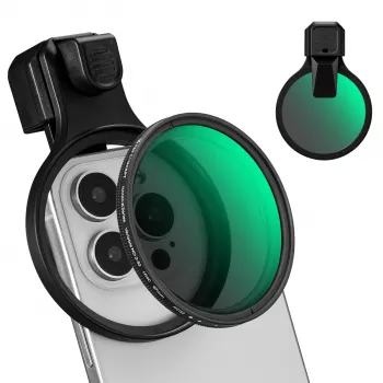 K&F Concept KF15.0026 variabel ND-filter ND2-ND32 67mm Clip-On voor smartphone