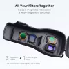 KF harde PC-hoes voor DJI Osmo Pocket 3/4 met draagband - zwart