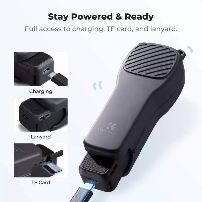 KF harde PC-hoes voor DJI Osmo Pocket 3/4 met draagband - zwart