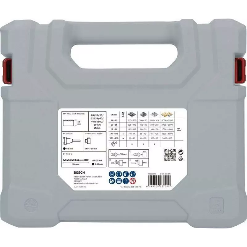 Bosch PRO Multi Material Q-Lock gatenzaagset 15-delig 2608901549