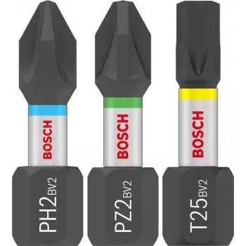 Bosch schroefbitset PRO Impact PH2 PZ2 T20 T25 T30 x5 25-delig (2608521U63)