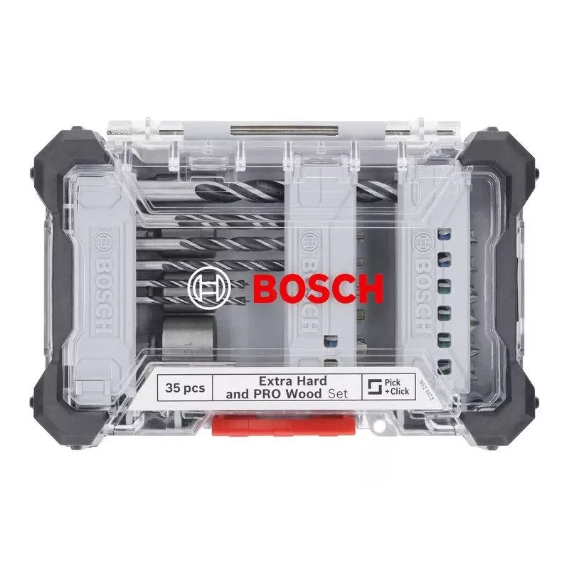Bosch Extra Hard and PRO Wood boren- en bitset 35-delig (2607017730)