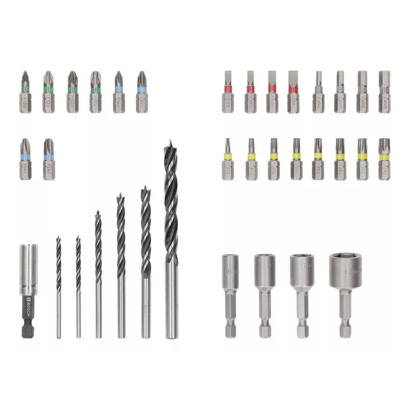 Bosch Extra Hard and PRO Wood boren- en bitset 35-delig (2607017730)