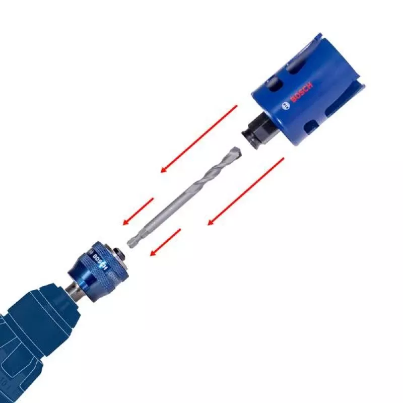 Bosch 2608902035 Power Change Plus gatenzaagadapter schacht 11 mm zeskant 1 stuk