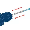 Bosch 2608577838 HSS-spiraalborenset 4 x 43 x 75 mm, 2-delig
