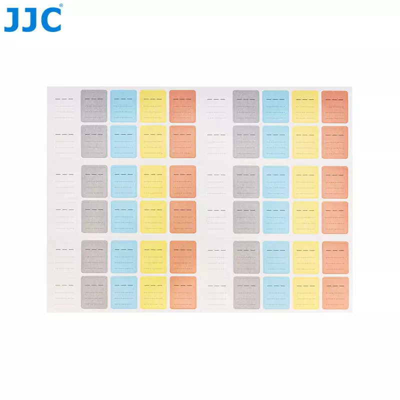 JJC 120x Memory Card Labels Stickers Tags voor SD MicroSD CF XQD